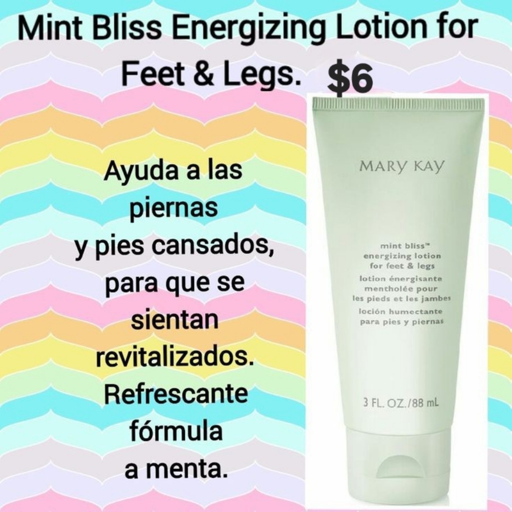 Mary Kay mint Bliss lotion